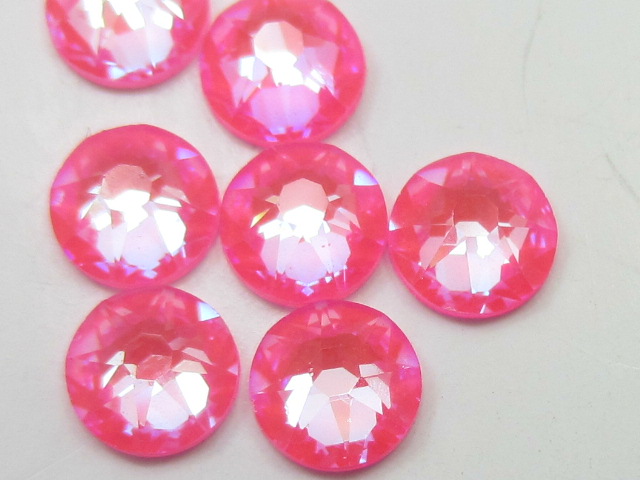 1 Gross 10ss ELECTRIC PINK DeLITE HOT FIX European Rhinestones